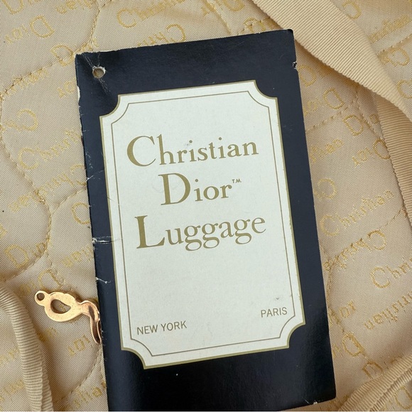 Vintage 1970s Christian Dior Diorissimo Pullman Suitcase 100% Authentic 28x18x8 - Picture 13 of 16